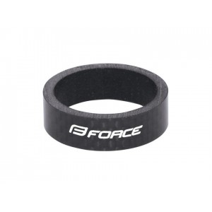 Podkładka Force Carbon 1 1/8 10 mm logo (karbon)