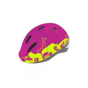 Force dětská přilba FUN ANIMALS (fluo/růžová)
