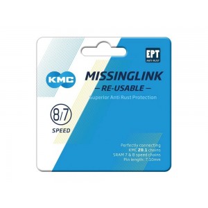 KMC spojka Missinglink EPT 7.1 mm 6/7/8s 2 ks (stříbrná)