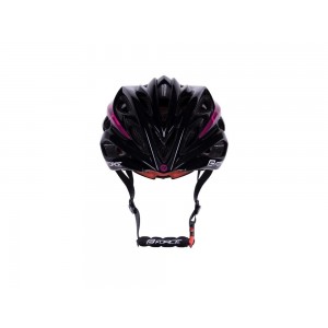 Force přilba SAURUS (černá/růžová)