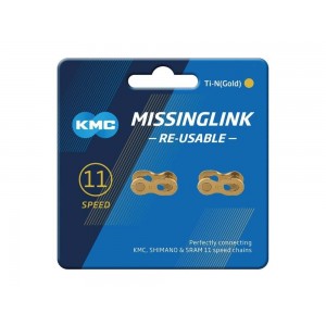 KMC spojka Missinglink 11R Ti-N 5.65 mm 11s 2 ks (zlatá)