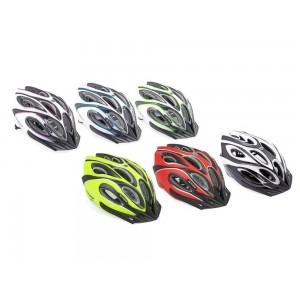 Author přilba Skiff Inmold 192 (modrá-neonová/černá mat)