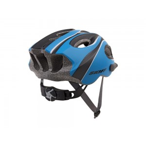 Author přilba Skiff Inmold 192 (modrá-neonová/černá mat)