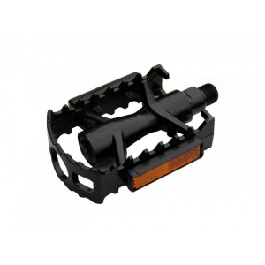 Max1 pedály Al monolit (černá)