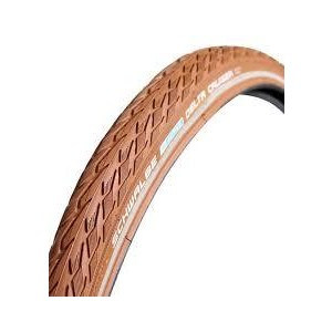 Schwalbe plášť Road Cruiser 28x1.6 TwinSkin Reflex KG SBC drát (kávová)