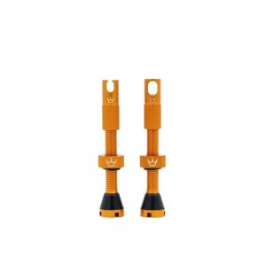 PEATYS X CHRIS KING (MK2) TUBELESS VALVES 42MM (MANGO)