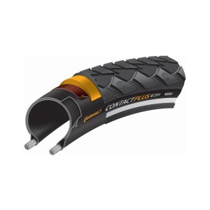 Opona Continental Contact Plus 28x1.5 Reflex z drutem (czarna)