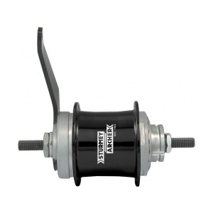 Sturmey-Archer náboj S2C Kick-Shift 36d torpedo černý