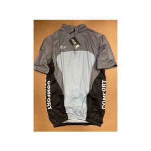 Koszulka kolarska RED (szary/jasnoniebieski)