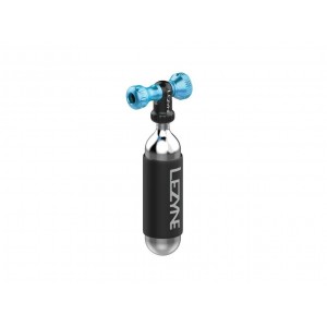 Lezyne pumpa CONTROL DRIVE CO2 + 25g (BLUE/HI GLOSS)