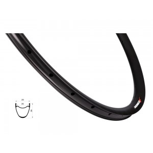 Remerx ráfek S-DISC 622x25 32děr (černá)