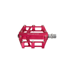 Exustar pedály BMX CNC CR-MO (červená)