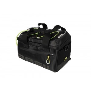 Basil brašna na nosič Miles Trunkbag 7l (Black lime)