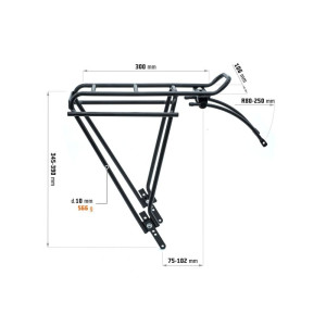 Author nosič ACR-16-Alu (černá)