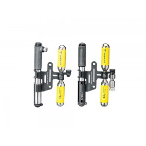 Držiak Topeak TRI-BACKUP AIR STATION s bombičkami CO2 (čierny)